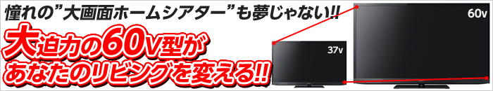 60V�^TV�Ŕ��͂̑��ʁI