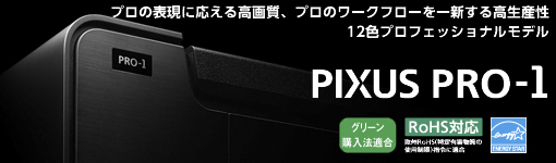 �v���̕\���ɉ����鍂�掿�A�v���̃��[�N�t���[����V���鍂���Y���BPIXUS PRO-1