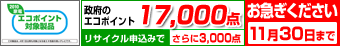 �G�R�|�C���g�Ώۃe���r17000�_