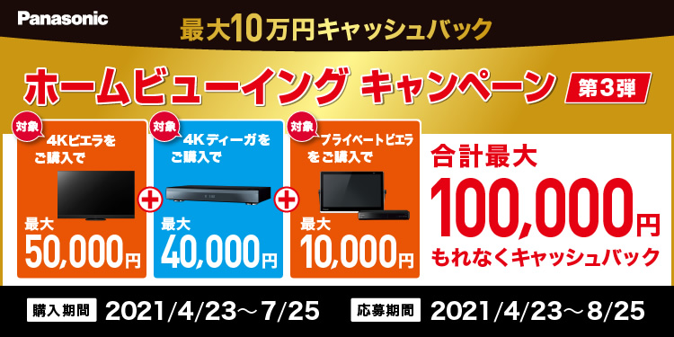 パナソニック ホームビューイングキャンペーン