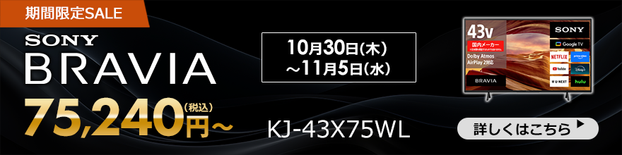 BRAVIA 液晶テレビセール