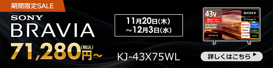 ブラビアセール