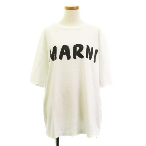 マルニ Tシャツ ロゴ オーバーサイズ
