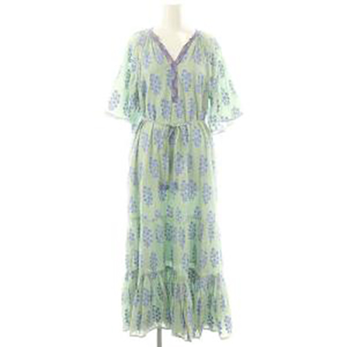 ヌキテパ ロング ワンピース 総柄