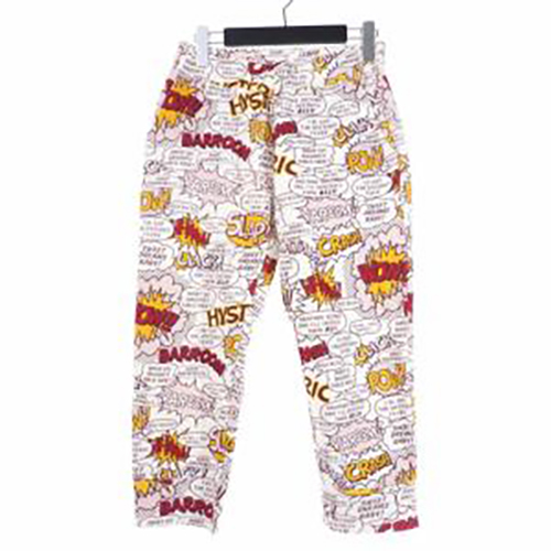 ヒステリックグラマー プリント スウェット イージーパンツ