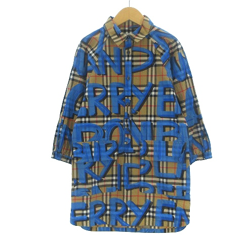 BURBERRY CHILDREN ワンピース ノバチェック グラフィックプリント