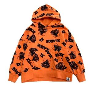 X-LARGE KIDS パーカー プルオーバー ランダムロゴ