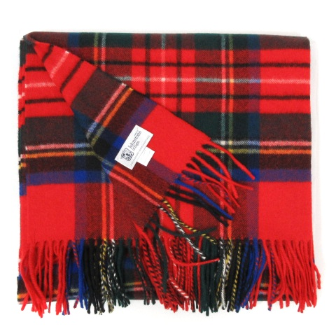 Johnstons of Elgin マフラー チェック カシミヤ