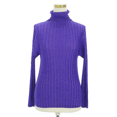 PLEATS PLEASE ブラウス カットソー 長袖 タートルネック