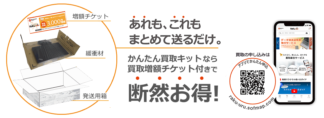 ラクウル3000円増額チケット5枚