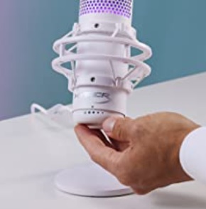 HyperX QuadCast S 　ホワイト　モデル名519P0AA QuadCast S – USBコンデンサーゲーミングマイク | HyperX