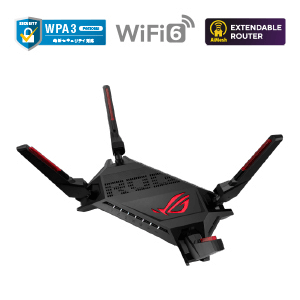 Wi-Fiルーター 4804+1148bps ROG Rapture GT-AX6000 GT-AX6000/J ［Wi