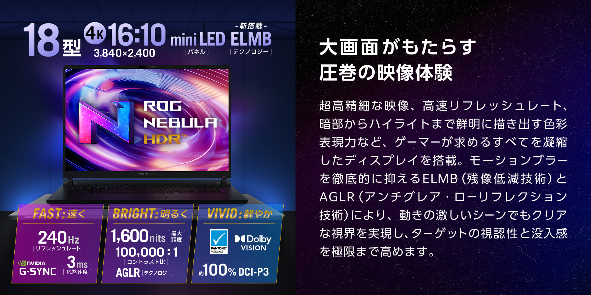 ゲーミングノートパソコン ROG Strix SCAR 18 (2026) G835/AniMe
