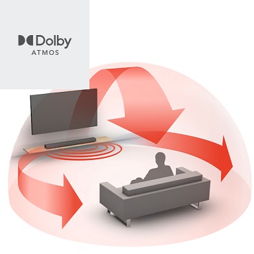 サウンドバー ブラック DHT-S218K ［DolbyAtmos対応 /フロント