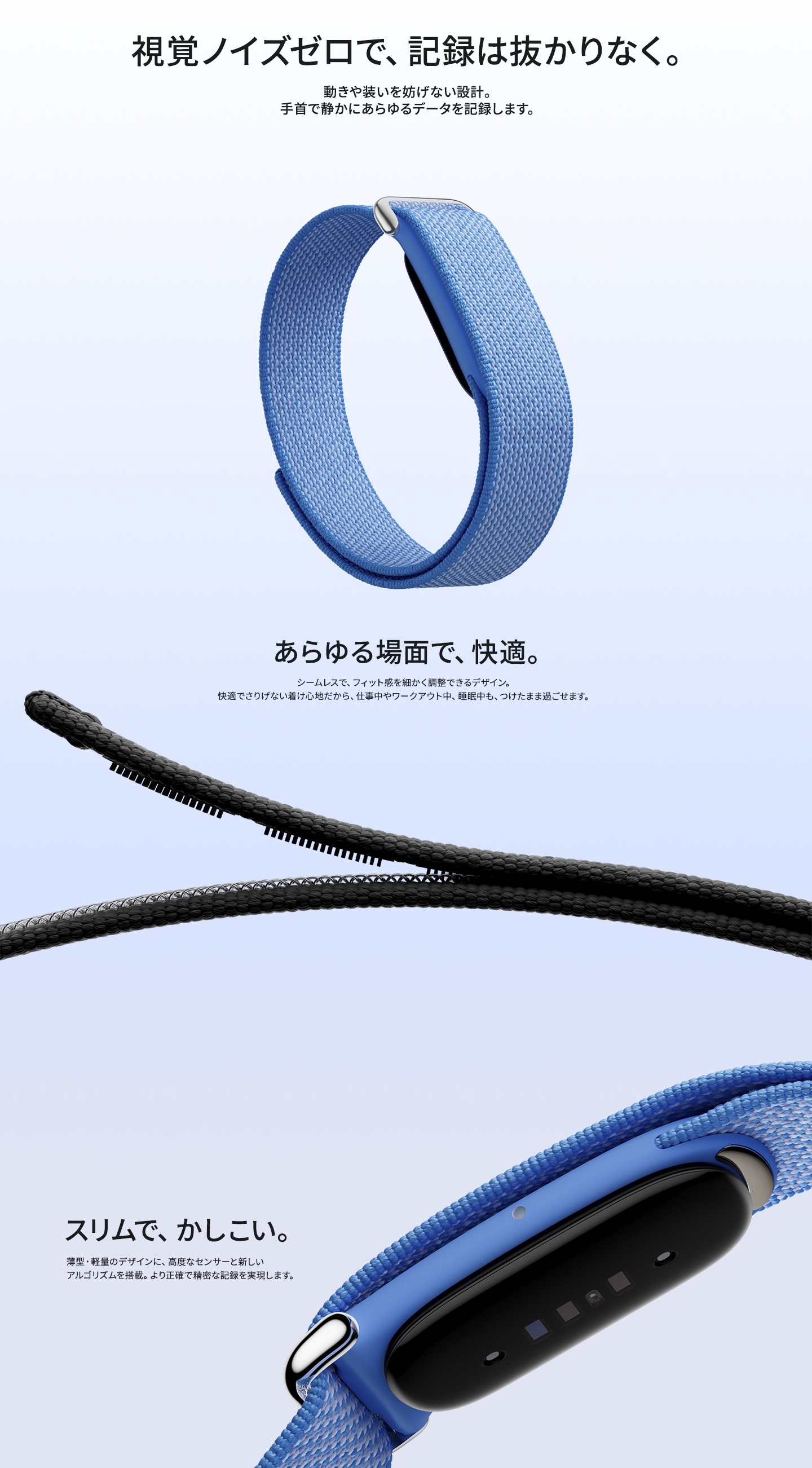GA09509-AU スマートバンド Google Fitbit Air Obsidian バンド 