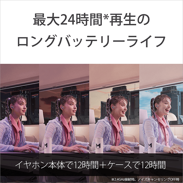 WF-G700NBZ ゲーミングヘッドセット INZONE Buds ブラック WF-G700NBZ ゲーミングヘッドセット INZONE Buds ブラック
