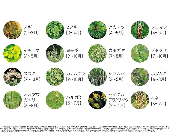 花粉を無力化
