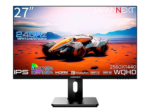 PC モニター S 27型 /フルHD(1920×1080) JN-27IPS240WQHDR-HSP PCモニター ［27型 /WQHD(2560×1440） /ワイド
