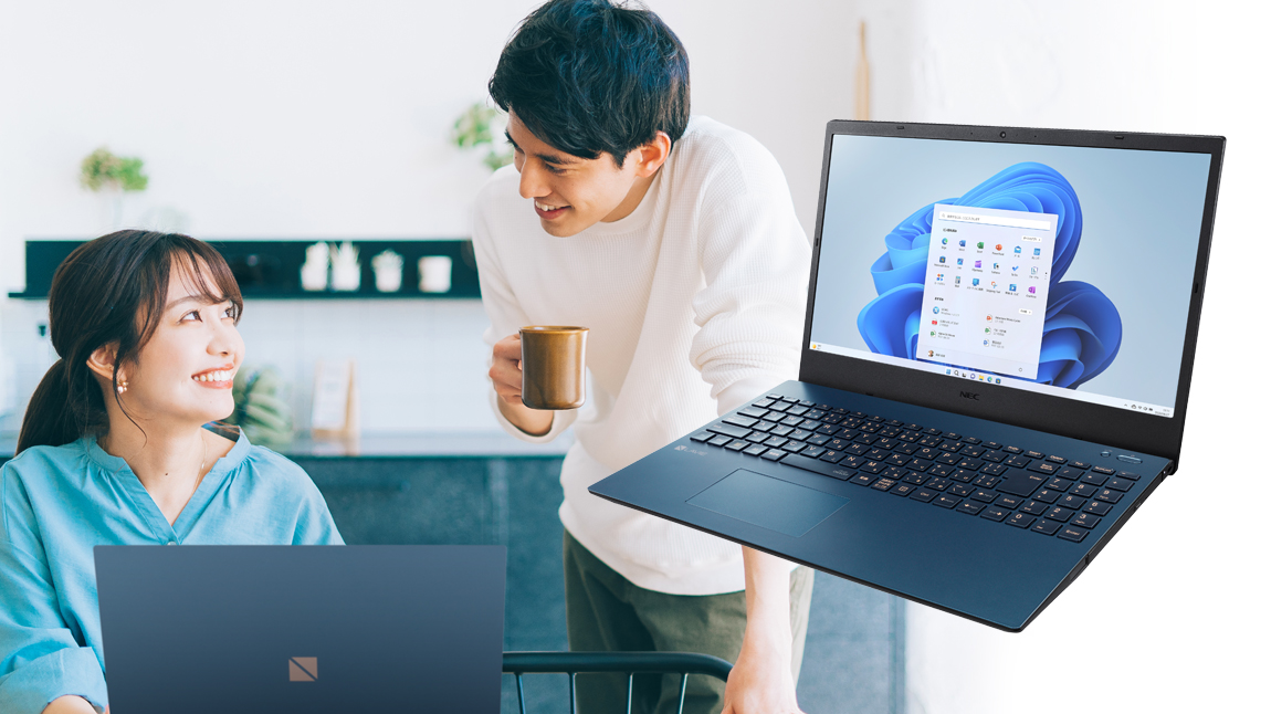 ノートパソコン LAVIE N15(N1570/GAL) ネイビーブルー PC