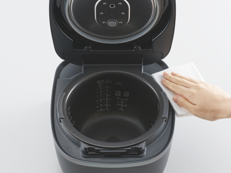 TIGER 炊飯器 JRI-A100WM ホワイト ブラックコーティング内釜 Amazon.com: TIGER JRI-A100WM [Pressure IH rice cooker