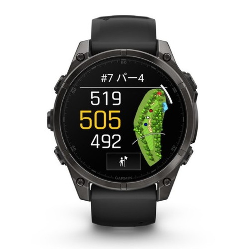 010-02903-27 fenix 8（フェニックス 8）Sapphire AMOLED 43mm GPSスマートウォッチ Ti Carbon  Gray DLC / Black｜の通販はソフマップ[sofmap]