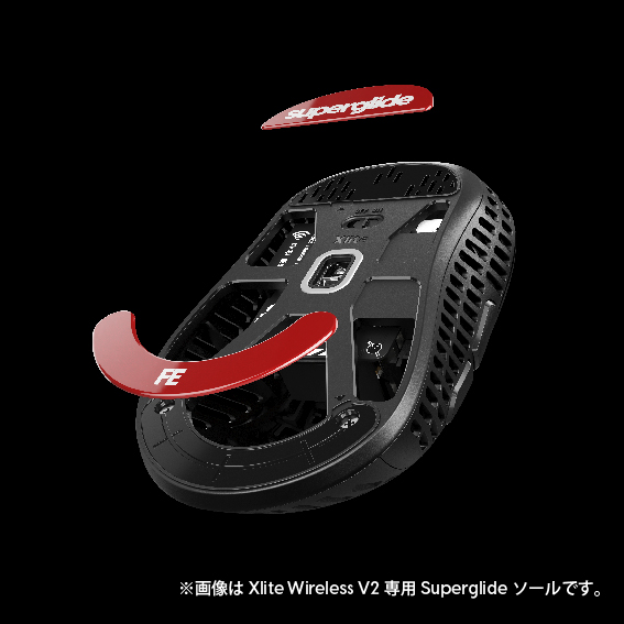 マウスソール〕Superglide For Logicool GPRO Wireless ブルー