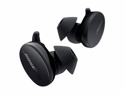 完全ワイヤレスイヤホン Bose Sport Earbuds Triple Black ［リモコン 