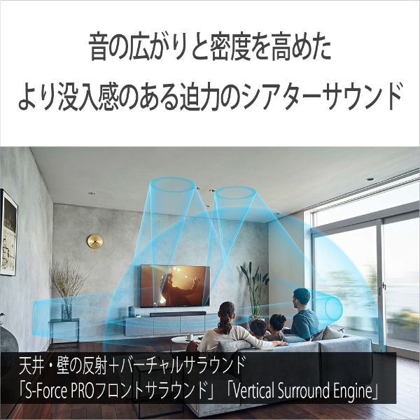 サウンドバー HT-A7000 ［Wi-Fi対応 /ハイレゾ対応 /7.1.2ch /Bluetooth対応  /DolbyAtmos対応］｜の通販はソフマップ[sofmap]