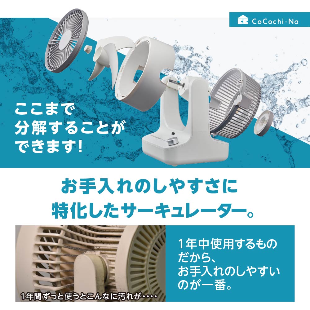 美品シャープ、ホワイト サーキュレーター リモコン付き 0-4550556127042.jpg