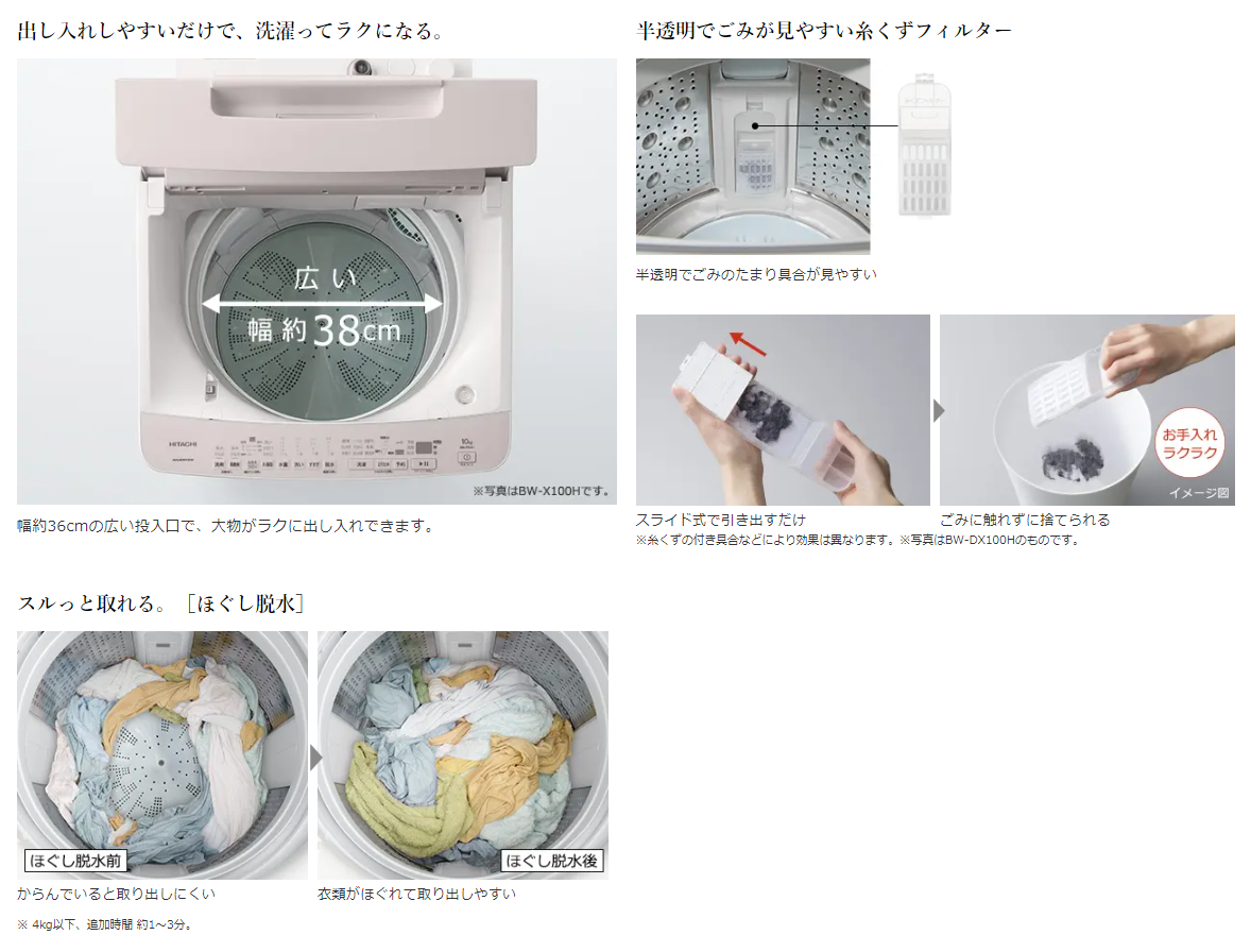 全自動洗濯機 ホワイト BW-G70H-W ［洗濯7.0kg /上開き］｜の通販はソフマップ[sofmap]