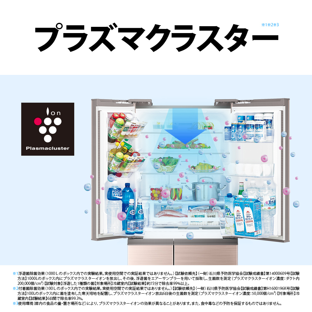 冷蔵庫 ブラウン SJ-X506J-T ［502L /6ドア /観音開きタイプ］｜の通販