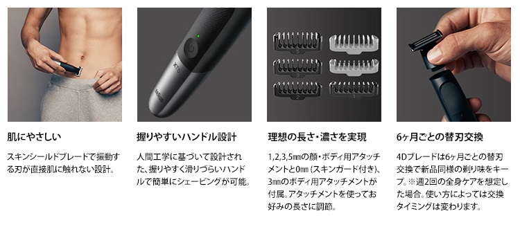 ブラウン ボディ&フェイスシェーバー ボディ＆フェイス
