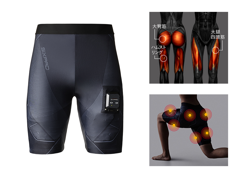 MTG EMSトレーニングギア SIXPAD Powersuit Hip&Leg Men M シックス 