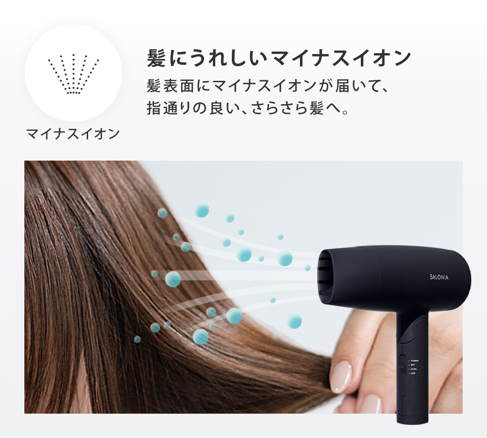 スピーディーイオンドライヤー [国内専用] ネイビー SL-013NV｜の通販