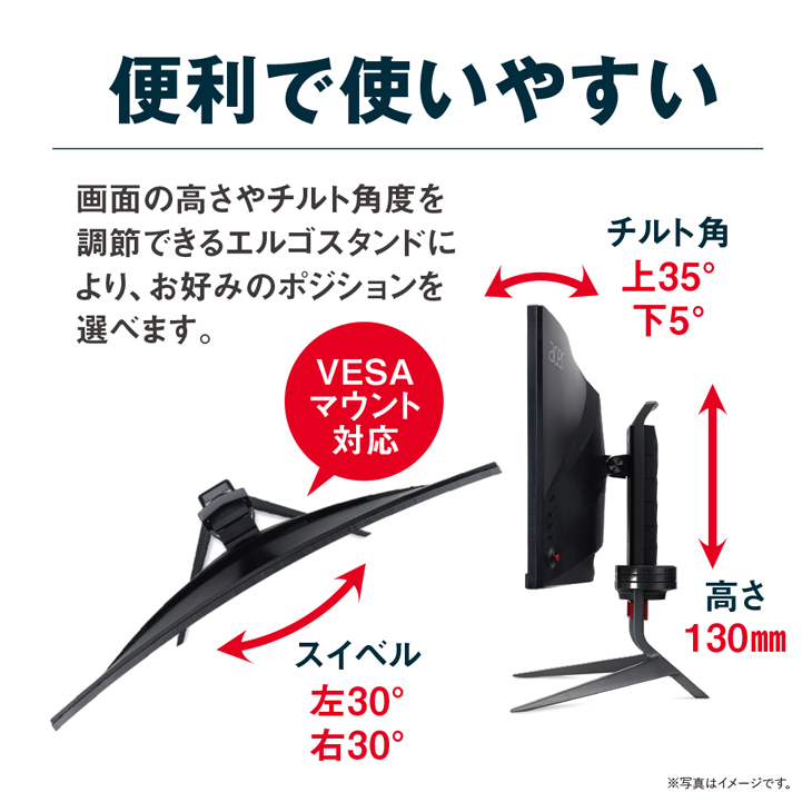 X34Pbmiphzx ゲーミングモニター Predator X34P ブラック [34型