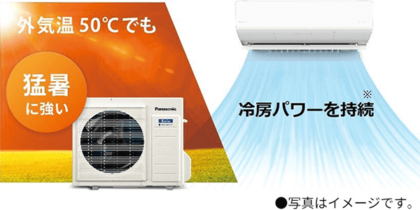 2013年製パナソニック2.2kw 6畳用冷暖房´セット取り付け工事込み-