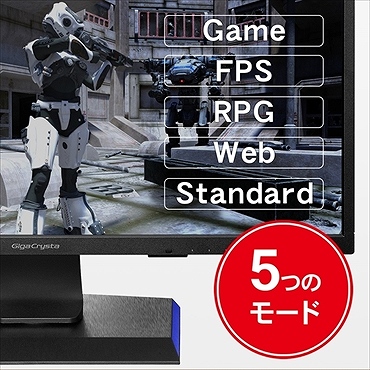 LCD-GC251UXB ゲーミングモニター GigaCrysta ブラック ［24.5型