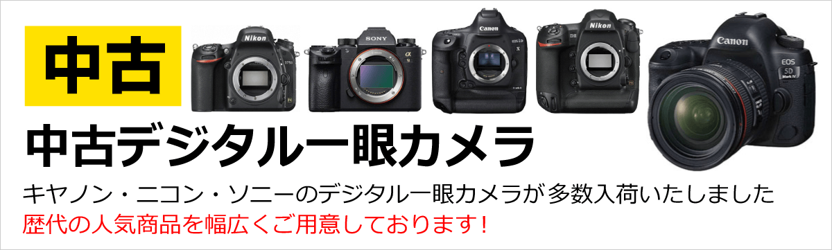 中古デジタル一眼カメラ