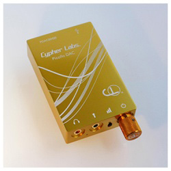 【クリックでお店のこの商品のページへ】ヘッドホンアンプ(ゴールド) USB DAC付き AlgoRhythm Picollo DAC Gold