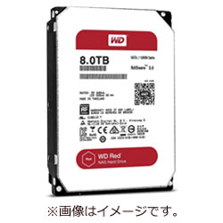 【クリックで詳細表示】WD80EFZX (ハードディスク/8TB/SATA) WD Red NASハードディスクドライブ