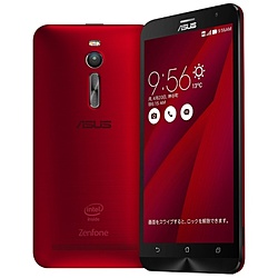 【クリックでお店のこの商品のページへ】[LTE対応]SIMフリー Android 5.0スマートフォン 「Zenfone 2」5.5型ワイド(メモリ4GB・ストレージ32GB)レッド ZE551ML-RD32S4 [マイクロSIM]