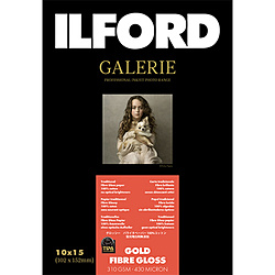 イルフォードギャラリーゴールドファイバーグロス 310g/m2（102x152・50枚）ILFORD GALERIE Gold Fibre Gloss 422103