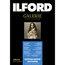 イルフォードギャラリーテクスチャードコットンラグ 310g/m2（102x152・50枚）ILFORD GALERIE Textured Cotton Rag 432645