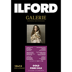 イルフォードギャラリーゴールドファイバーシルク 310g/m2 （102x152 50枚）ILFORD Galerie Gold Fibre Silk