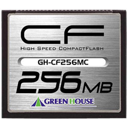 コンパクトフラッシュ(スタンダードモデル/256MB) GH-CF256MC