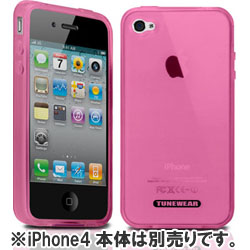 【クリックで詳細表示】【在庫限り】 SOFTSHELL for iPhone 4 ピンク(TUN-PH-000044)
