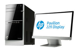 【クリックでお店のこの商品のページへ】HP Pavilion 500-050jp H6M12AA-AAAA モニターセットモデル (ブラック) [H6M12AAAAAA][2013年最新モデル]