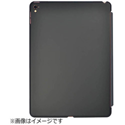 9.7インチiPad Pro用 エアージャケットセット Smart Cover／Smart Keyboard対応 ラバーコーティングブラック PLK-72