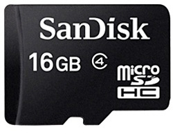 【クリックで詳細表示】【限定特価】【在庫限り】 SDSDQ-016G-J35A(microSDHCカード 16GB/Class4対応/SD変換アダプタ付) [マイクロSD]
