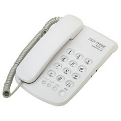 【クリックでお店のこの商品のページへ】IT01PW (パールホワイト) ノーマル電話機 「イージーホン」(子機なし)
